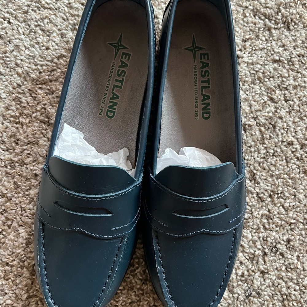 Eastland Women's Penny Loafers Blue Memory Foam Comfort Size 9M​